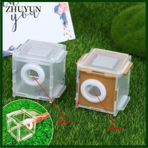 ZHUYUN Acrylic cao trong suốt Ant khu vực hoạt động Ống nghiệm kết nối tổ tự làm Ant trang trại ăn hộp 15 18mm tầm cỡ ống nghiệm tổ