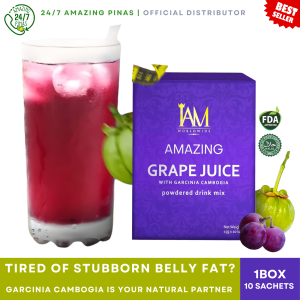 IAM Original Slimming Grape Juice with Garcinia Extract 1Box  Natural Weight Management Support Daily Slimming  Solution