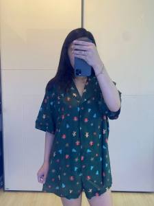 Set baju natal blouse korea nyaman / baju set korean blouse natalan