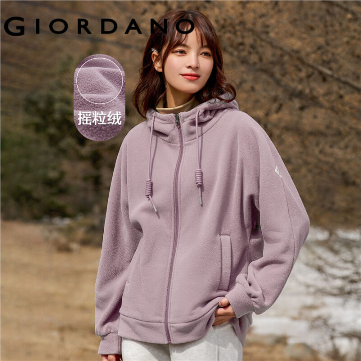 Hooded Jacket Giordano Ladies Coat GIORDANO Women Jackets