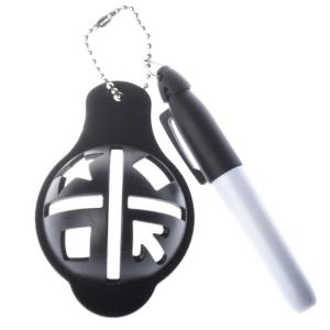 Golf Ball Line Marker Drawing Tool 2 Pack Set Template Alignment Putting Marking Liner with Marker Pen for Golf Training