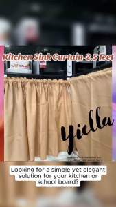 PARES PARES Plain Mocha Non Ring Curtains: Sunlight Cover & Decoration Solutions