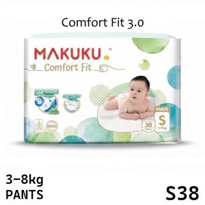 Makuku Comfort Fit Diapers Popok Sekali Pakai ComfortFit Newborn NB S M L XL XXL Mega Jumbo