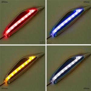 [COD] shiou Pair(2pieces) Universal Blade Steering Light Fender Side Marker Light Car LED Turn Signal Lamps Yellow Red Blue White