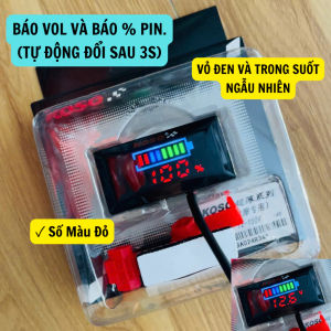Đồng Hồ Báo Volt 7-100V Có Vạch LED – Kèm Pas Gắn 4 Ốc – Theo Dõi Điện Áp Chính Xác Cho Xe Máy Xe Điện Ô Tô