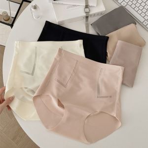 ROB TOY ไอซ์ซิลค์ ชุดชั้นในแบบเข้ารูปสำหรับผู้หญิง เอวสูง ควบคุมหน้าท้อง กางเกงในยกก้น แฟชั่น มองไม่เห็น ชุดกระชับสัดส่วนหลังคลอด ผู้หญิง