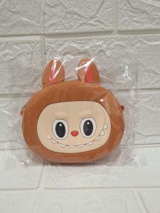 Tas Selempang Labubu Tas Silikon Tas Labubu Anak Tas Boneka Kartun Anak Tahan Air