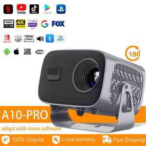 A10 Smart Projector Portable Mini WiFi Bluetooth Android Wireless Connection Phone Automatic Keystone Correction