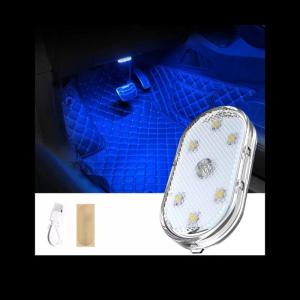 【New】Car Touch LED Light USB Rechargeable Interior Reading Light Multi-Use Ceiling & Console Light 汽车触控氛围灯 MKS-546