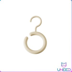 UNeed Space Saving Round Scarf Tie Hanger Circular Ring Clothes Hanger Hat Rack Hook 1Pc