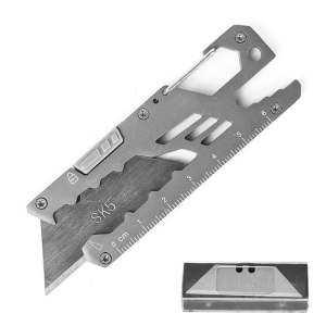 TL305 SK5 Multi-Function EDC Utility Cutting Tool | Box Cutter Bottle Opener Keychain Tool