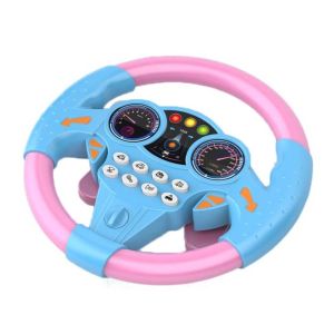 MAOMEI STUDIO Đa chức năng Đồ chơi vô lăng mô phỏng Xoay 360 ° Montessori Đồ chơi mô phỏng lái xe ô tô Đồ chơi phi công Giáo Dục Sớm Vô Lăng Xe đẩy giáo dục Đồ chơi trẻ em