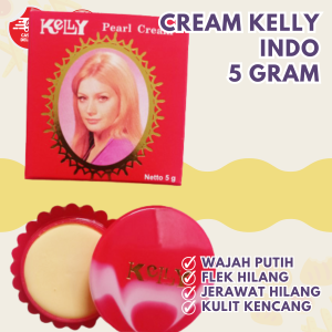 Cream kelly Arab dan Indo 5g Wajah Putih Bedak Flek Jerawat Hilang