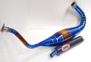Knalpot Kolong Kobra untuk Motor Kawasaki Ninja 150 Logo DBS