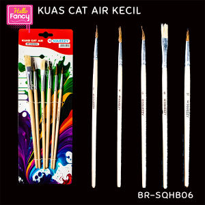 Kuas Cat Air / Painting Brush / Kuas Lukis Squeezy 1 Set isi 6 Pcs