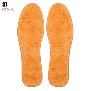 P64240 Warm Anti-Odor Thick Breathable Wool Felt Insoles Fluffy Fleece Shoes Pad Plush Insole