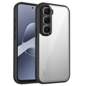 Casing For Infinix Hot 60i 60 Pro Plus 60 Pro+ 60Pro Hot60 Hot60i Hot60Pro 60Pro+ 5G Acrylic Transparent Phone Case Shockproof Protection Bumper Cases Back Cover