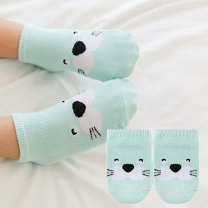 Cartoon animal baby cotton socks infant kids non-slip floor socks