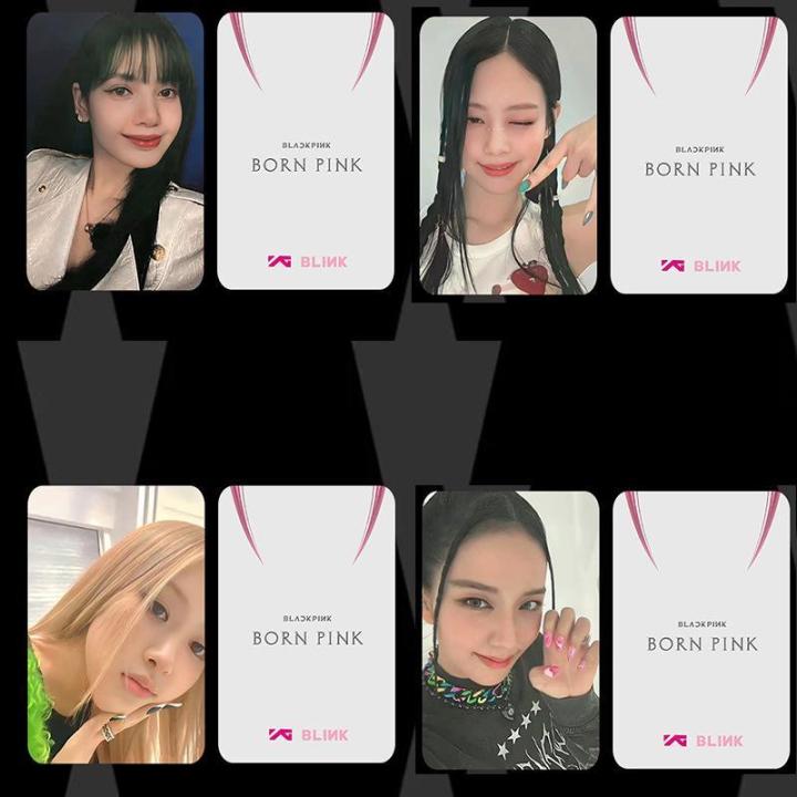 BlackPink BORN PINK Photo Cards Blackpink Shut Down Photo Cards Jennie ...