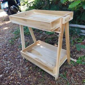 ก้าอี้หัวโล้นสูง เก้าอี้บาร์ขนาดกลาง เก้าอี้ก๋วยเตี๋ยว เก้าอี้ไม้สัก เก้าอี้ไม้สักสูง 50 cm งานไม้สักทอง