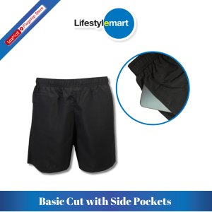 [Lifestylemart] Basic Cut Running Trunks | With Pockets