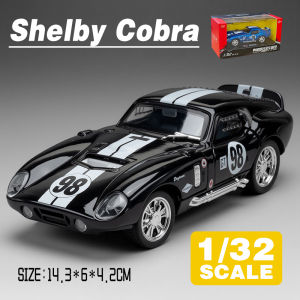 LEO 1:32 Shelby Cobra Sports Car Diecast Model Car Alloy Cars Toys Collection Gift For Kids Boy Girl