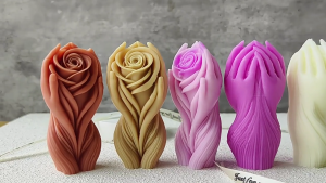 Hand Flower Shape Silicone Molds Floral Soap Molds for Soap Candy Chocolate Molds Cake Molds Fondant Molds