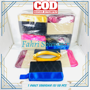 Souvenir Pernikahan Dompet Jok Isi 50 pcs RONDOM