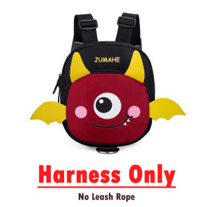 Cute Monster Pet Backpack Harness Cat Dog Outgoing Backpack Adjustable Harness Only NoRope Pet Snack Bag