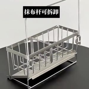Kệ Đựng Đồ Rửa Chén Bát Chia Ngăn Có Khay Hứng Nước Phukienprocare