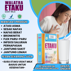 Obat Asma Sesak Nafas Mengi Nafas Berat Bronkhitis Batuk Menahun Flek Paru Paru Infeksi Saluran Pernapasan Hidung Tersumbat Obat Ispa Dengan Walatra Etaku Goat Milk Susu Kambing Etawa