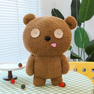 ANGCHI กล้วยทรงกล้วย กระเป๋าเป้สะพายหลัง TIM Bear โดยรวมแล้ว ผ้าฝ้ายพีพี ตุ๊กตาอนิเมะ BOB TIM ปุ่มหมี นุ่มนุ่มๆ ตุ๊กตาหมีทิม ของขวัญวันเกิดของขวัญ