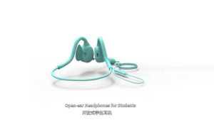 (HD1)Hearmax Kids Open-Ear Behind-the-Neck Headphones with Microphone - Compatible with Laptop/Tablet/Phone Fon Kepala Belakang Leher Terbuka untuk Kanak-kanak Hearmax dengan Mikrofon - Serasi dengan Laptop/Tablet/Telefon
