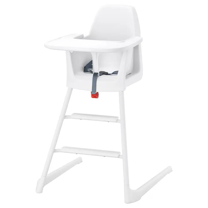 เก้าอี้และที่นั่งเด็ก เก้าอี้สูงพร้อมถาดสำหรับเด็กโต IKEA  ,สี ขาว