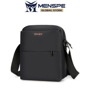 MENSPE กระเป๋าสะพายข้างสำหรับผู้ชายกระเป๋าถนนกีฬาความจุขนาดใหญ่ไม่เป็นทางการหลายชั้นกระเป๋าอ็อกซ์ฟอร์ดลำลองกันน้ำสำหรับเดินทางการพักผ่อนกลางแจ้งสำนักงาน