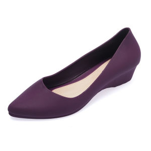 Free Shipping New Minimalist Pointed-Toe Slip-On Shoes For Moms Shallow-Toe WomenS Fashion Wedge Heels Comfortable Sandals For Women