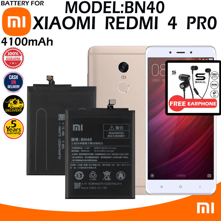 Xiaomi Redmi PRO Battery Model BN40 100%Original Equipment