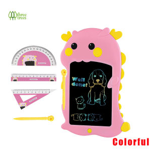 threetrees 8.5 inch LCD Writing Tablet Cartoon Animals Styling Design LCD Drawing Tablet For Kids Writing board sketch pad for drawing Paperless Drawing Pad Handwritten Graffiti pad Suit For School And Home Great Toys For Kids Grils Boys
