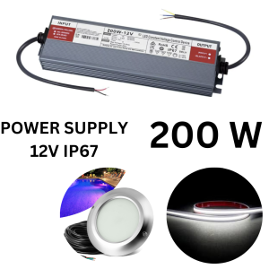 Trafo Waterproof 24V 300W 12V 400W IP67 150W outdoor adaptor kolam led