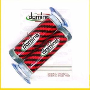 Handgrip handfat DOMINO carbon karbon handle hand grip universal gas motor RX KING KLX VIXION CB150 VARIO BEAT NMAX AEROX