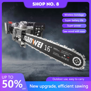 8/10/12/16 inch cordless Electric Chain saw for Wood cutting Brushless portable rechargeable outdoor logging