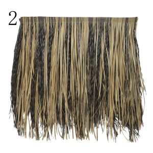 SEKINEW Retardant Simulation Straw Roof PVC Fake Grass Roof Home Garden Decor Natural Thatch Decorative Hut Fence