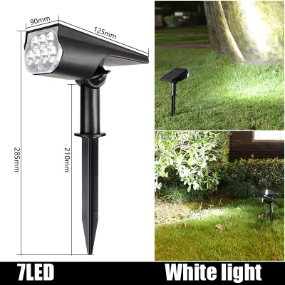 36LED Super Bright Solar Spotlights IP65 Waterproof Outdoor Lighting Lawn Lamp Garden Park Community Landscape Warm Color Decorative Lights