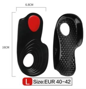 1Pair Arch Support Orthopedic Heel Pad Shoe Insert Plantar Fascitis Half Insoles Heel Cushion shoes insole O/X Leg Arch supports 3 Size Avaible Orthopedic Correct Insoles