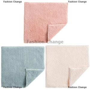 [COD] Fashion Change Home Kitchen Towel Super Absorbent Cleaning Cloth Sink Wipe Coral fleece