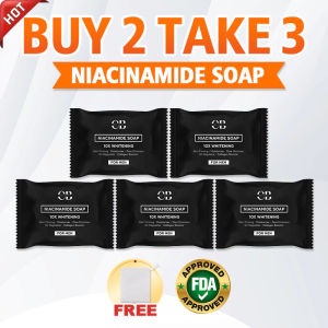 『Buy 1 Take 1』NIACINAMIDE SOAP For Men 10X Whitening Soap All Skin Types Oil Control Sensitive Skin