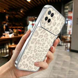 PBZZ Case for OPPO A54 4g phone casing Softcase Silicone shockproof Cover new design aesthetic cute black leopard print for girls DSCBW3