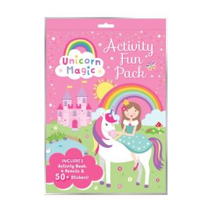 Bubble Tea Activity Fun Pack With 4 Colour Pencils & Over 50 Stickers
