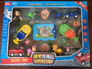 ( Hình thật) Bộ đồ chơi Đội chó cứu hộ PAW PATROL tháp canh phòng xe tuần tra