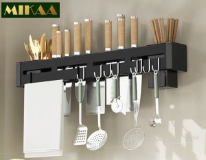 Rak Pisau Rak Dinding Rak sendok Rak tempel Rak gantung stainless